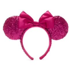 Disney Parks - Colour Story Magenta Kollektion - Minnie Maus - Haarreif Mit Ohren Für Erwachsene