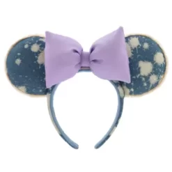 Disney Parks - Minnie Maus - Denim- Und Lavendel-Haarreif Mit Ohren Für Erwachsene