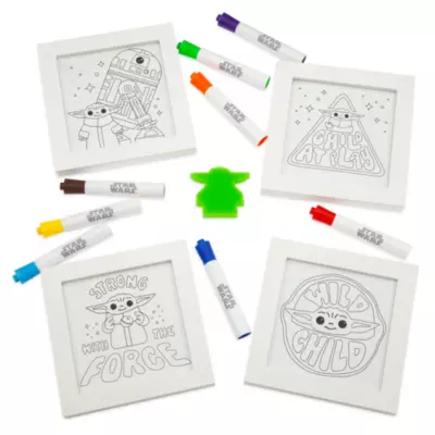 Disney Store - Star Wars: The Mandalorian - Grogu - Rahmenset Zum Ausmalen 3 Disney Store - Star Wars: The Mandalorian - Grogu - Rahmenset Zum Ausmalen