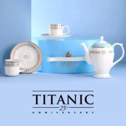 Disney Store - Titanic - 25. Geburtstag - Teeset Aus Hochwertigstem Porzellan -Disney 465013584228 1