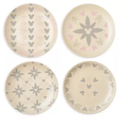 Disney Parks - Mickey Mouse Homestead Kollektion - Set Mit 4 Tellern 3 Disney Parks - Mickey Mouse Homestead Kollektion - Set Mit 4 Tellern