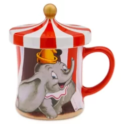 Disney Store - Dumbo - Dumbo Und Timotheus Maus - Becher Mit Deckel