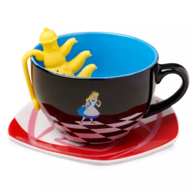 Disney Store - Alice Im Wunderland - Set Aus Becher, Unterteller Und Tee-Ei 5 Disney Store - Alice Im Wunderland - Set Aus Becher, Unterteller Und Tee-Ei – Bild 3
