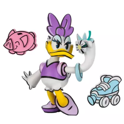 Disney Store - Daisy Duck - Disney X JLed Kollektion - Vinylfigur 3 Disney Store - Daisy Duck - Disney X JLed Kollektion - Vinylfigur