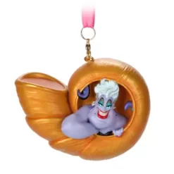 Disney Store - Arielle, Die Meerjungfrau - Ursula - Dekorationsstück Zum Aufhängen In Form Einer Muschel