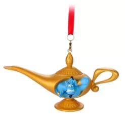 Disney Store - Aladdin - Dschinni - Dekorationsstück Zum Aufhängen In Form Der Wunderlampe