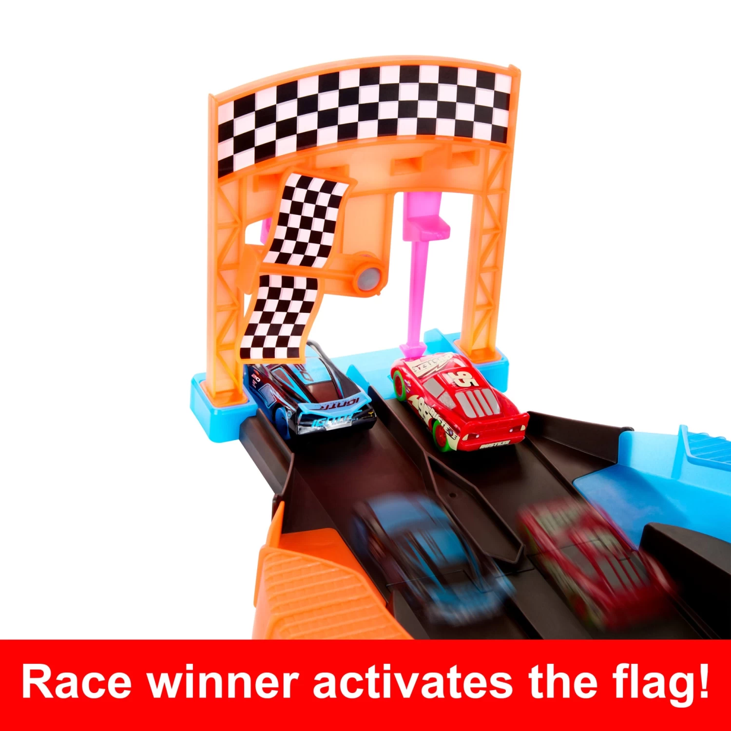 Disney And Pixar Cars Glow Racers Launch & Criss-Cross Playset With 2 Glow-In-the-Dark Vehicles 7 Disney And Pixar Cars Glow Racers Launch & Criss-Cross Playset With 2 Glow-In-the-Dark Vehicles – Bild 5