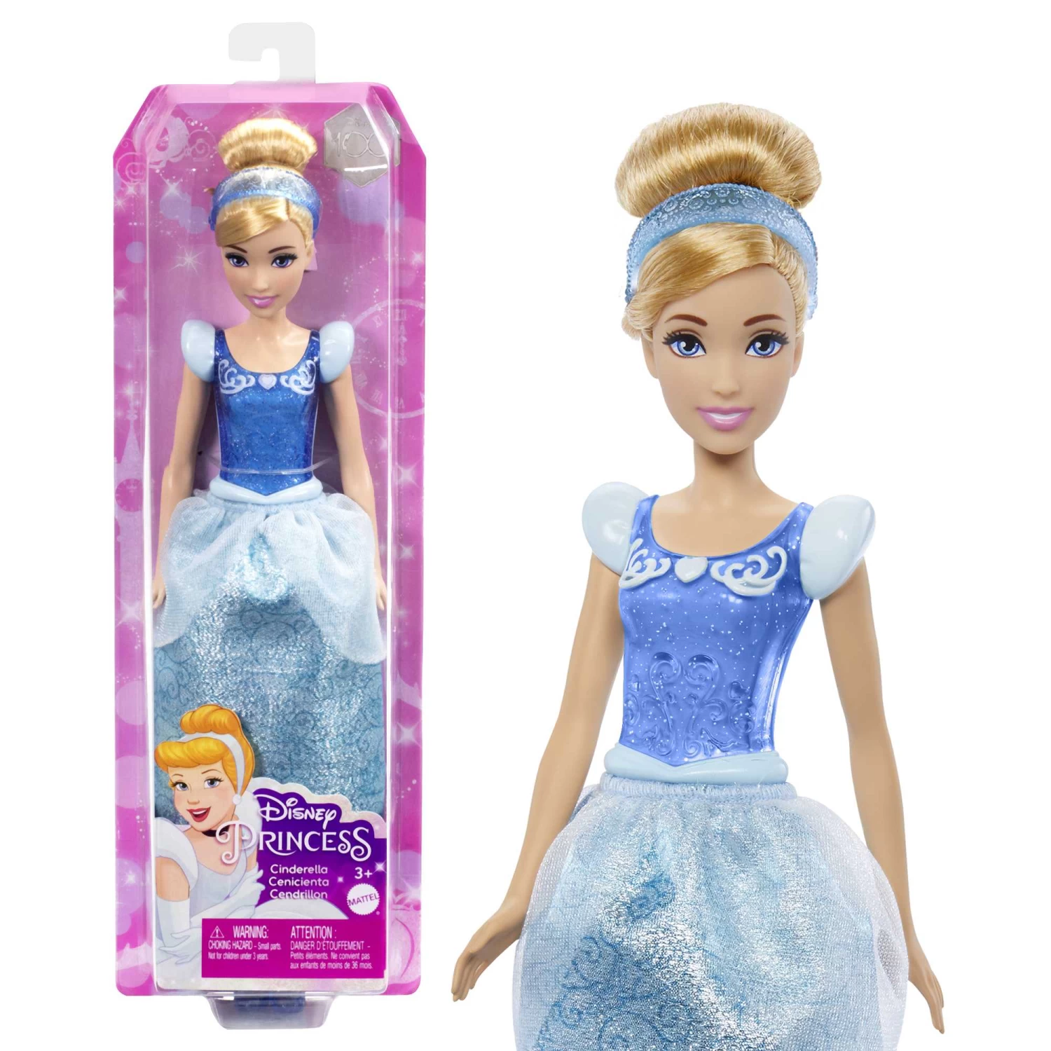 Disney Princess Toys, Cinderella Fashion Doll And Accessories