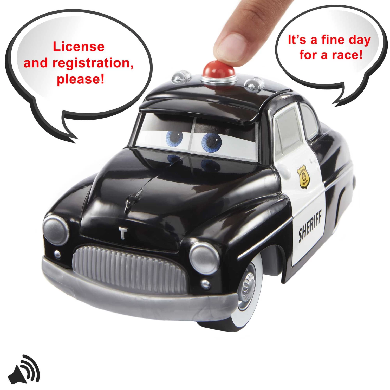 Disney And Pixar Cars Track Talkers Sheriff Vehicle, 5.5-In Talking Movie Toy 5 Disney And Pixar Cars Track Talkers Sheriff Vehicle, 5.5-In Talking Movie Toy – Bild 3