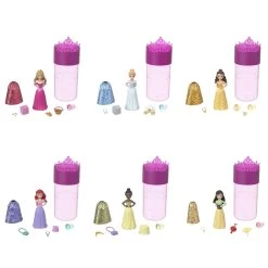 Disney Princess Color Reveal Dolls With 6 Surprises, Party Series