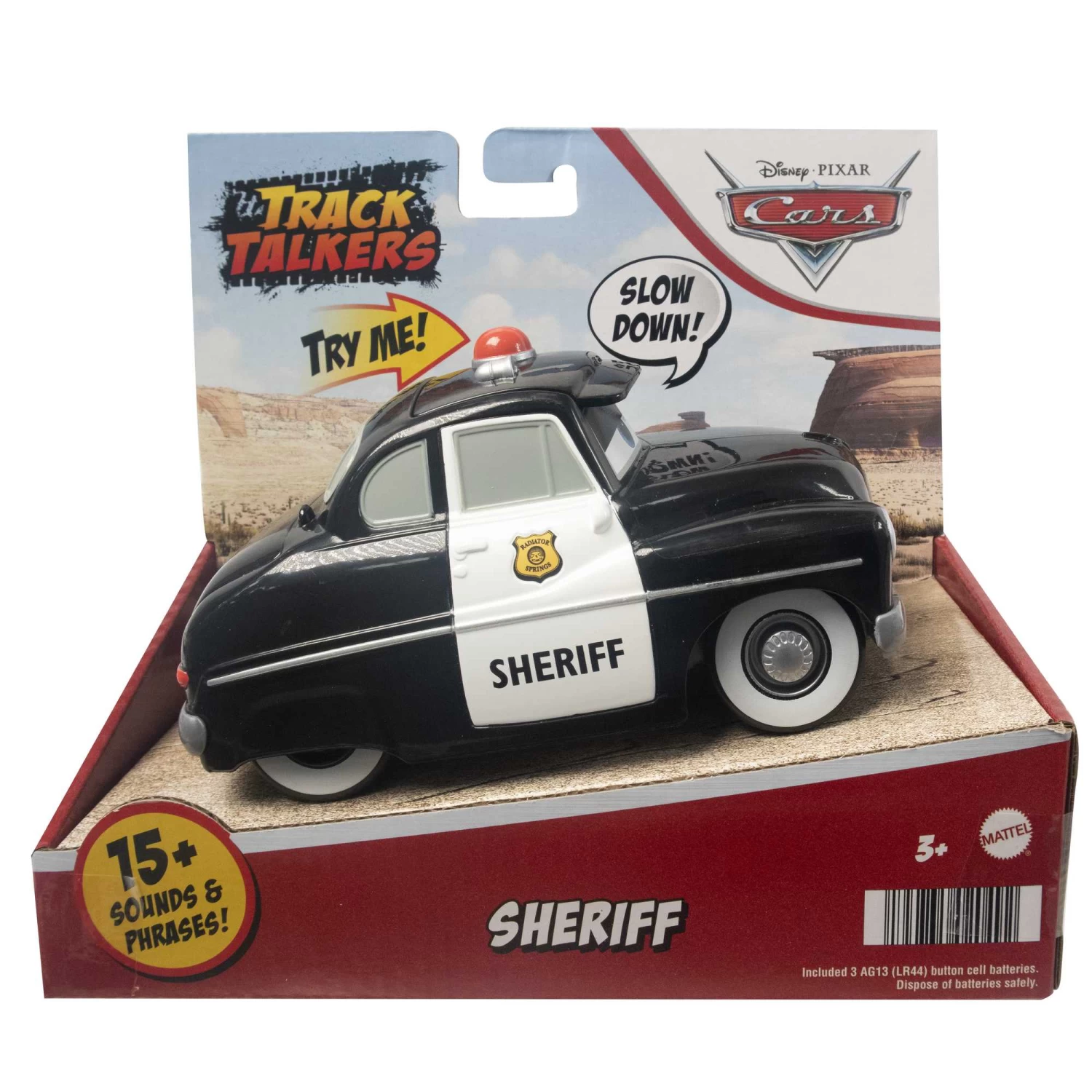Disney And Pixar Cars Track Talkers Sheriff Vehicle, 5.5-In Talking Movie Toy 7 Disney And Pixar Cars Track Talkers Sheriff Vehicle, 5.5-In Talking Movie Toy – Bild 5