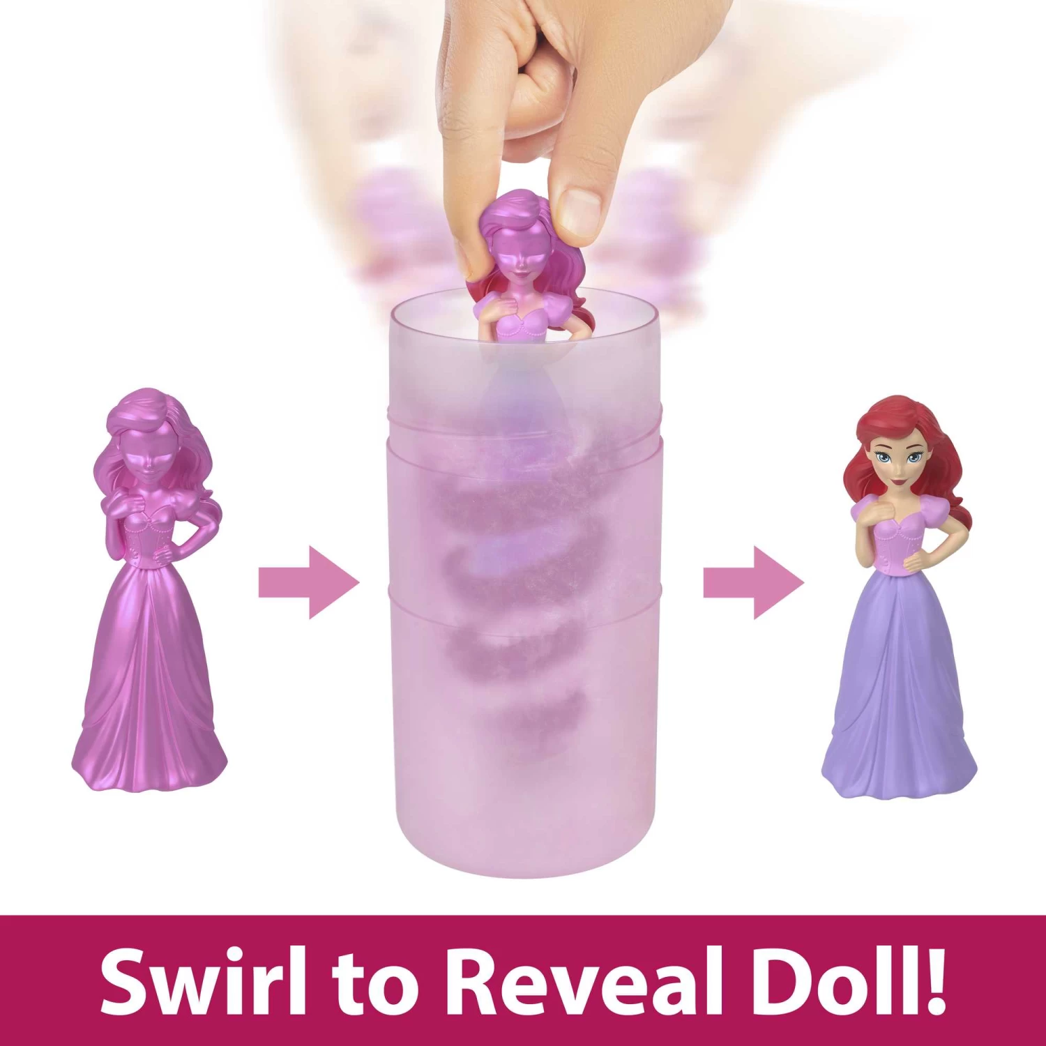 Disney Princess Color Reveal Dolls With 6 Surprises, Party Series 6 Disney Princess Color Reveal Dolls With 6 Surprises, Party Series - Image 4