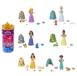 Disney Princess Color Reveal Dolls With 6 Surprises, Friend Series, Styles May Vary